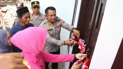 Rumah Baru untuk Supri di Pangi, Hadiah Bhayangkara ke-80 dari Polres Parimo