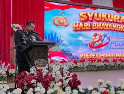Kapolres Parimo Tekankan Profesionalisme dan Kepercayaan Publik di Hari Bhayangkara ke-80