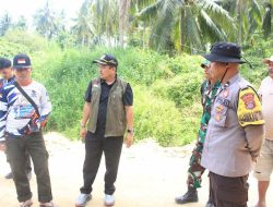 Wabup Parimo Tinjau Normalisasi Sungai Air Panas, Proyek Rampung