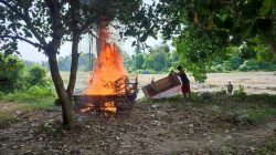 Warga Baliara Parimo Bakar Tenda Penambang Sirtu, Protes Aktivitas Galian C