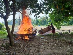 Warga Baliara Parimo Bakar Tenda Penambang Sirtu, Protes Aktivitas Galian C