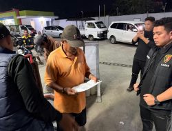 Polisi Awasi Barcode BBM Subsidi di SPBU Ampibabo, Cegah Penyalahgunaan